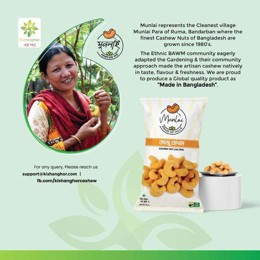 MUNLAI - Roasted Salted Cashew premium 25 gm packet